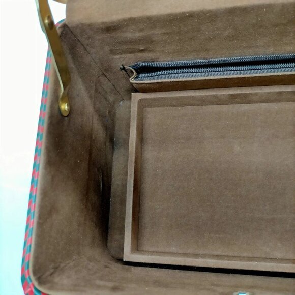 Gucci Jewerly Case Sherry Line Green PVC 696-070325 - Picture 12 of 13